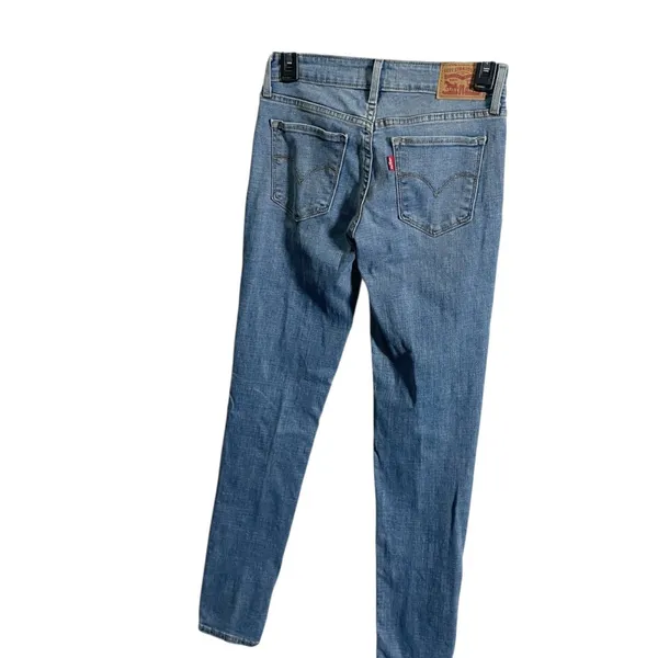 Levis 511 Skinny Womens Jeans Size 25 Medium Wash‎ Denim Stretch - Image 4