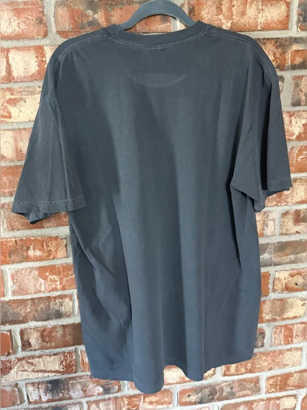 Comfort Colors Pepper Short Sleeve Tee with football Graphic - Image 3