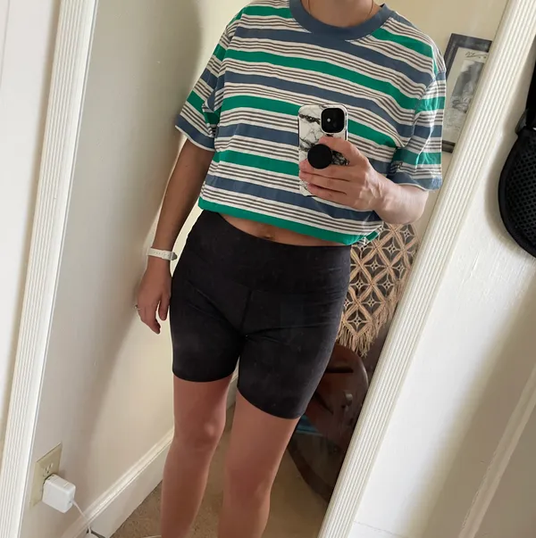 Retro Striped Short Sleeve T Shirt - Image 5