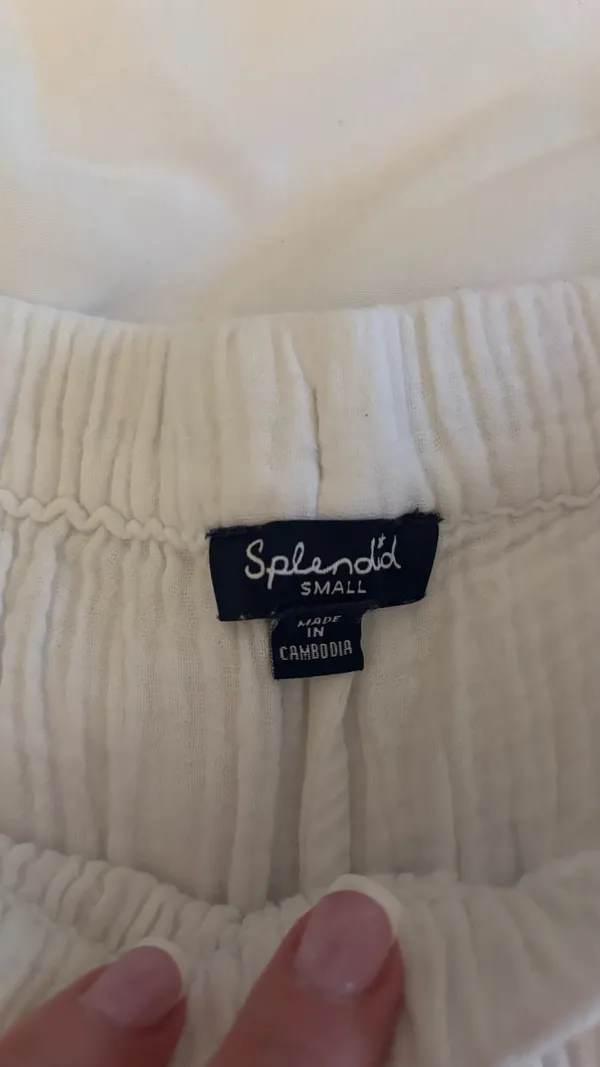 Splendid Linen Pants Wide-Leg - Image 3