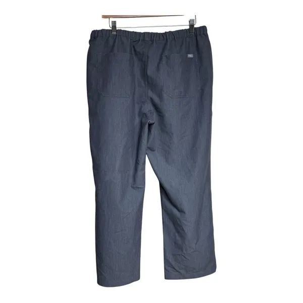 FIGS Awesome Gray Drawstring Scrub Pants Medical Doctor Nurse Women large short - Image 2