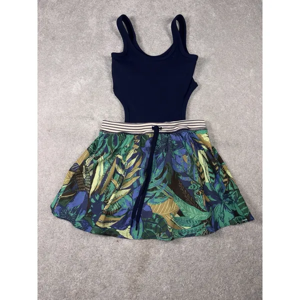 OFFLINE by‎ Aerie Ribbed Cut Out Romper Dress Athletic Blue Womens Size S - Image 2
