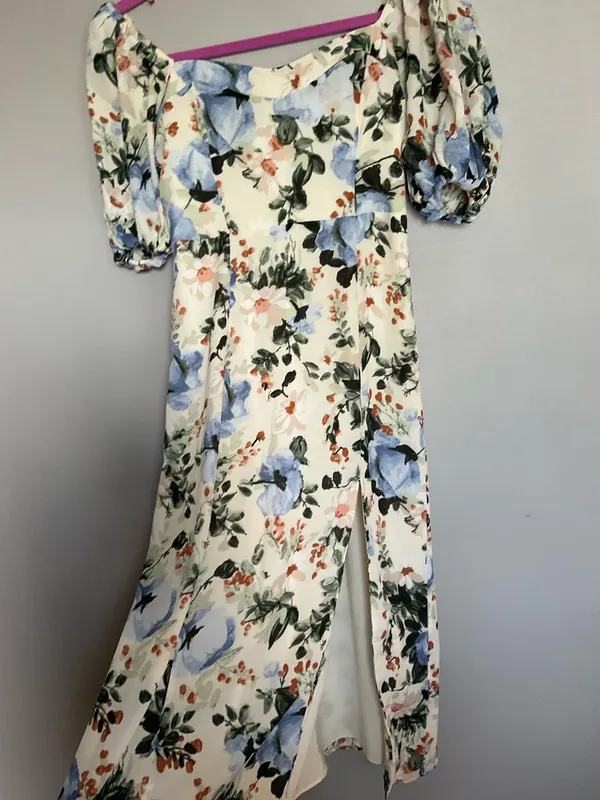 Abercrombie & Fitch Floral Puff Sleeve Dress XSP - Image 5