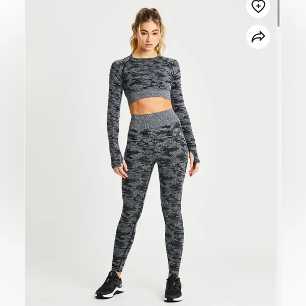 AYBL Evolve Camo Seamless LS Crop Top - Image 8