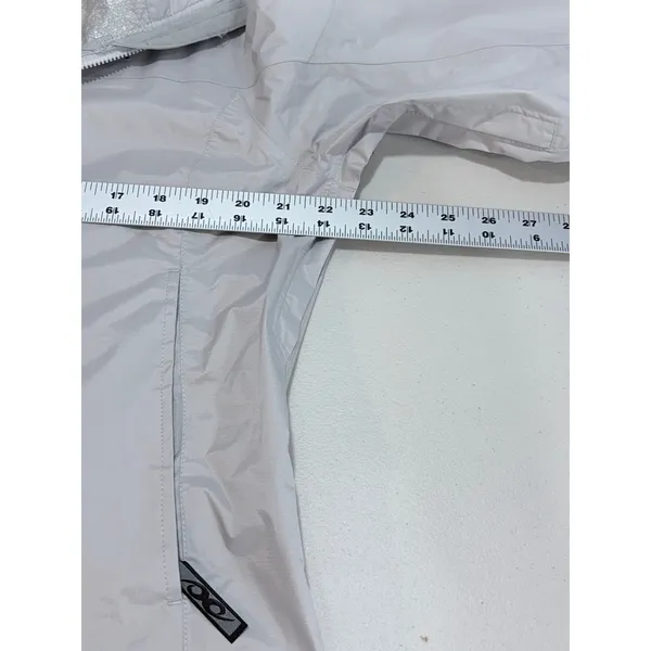 Marmot PreCip Rain Jacket Gray Waterproof Hooded Shell L Gorpcore - Image 8