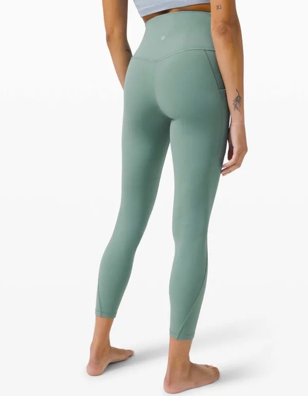 Lululemon Align High Rise Pant with Pockets 25" Tidewater Teal 8 - Image 5