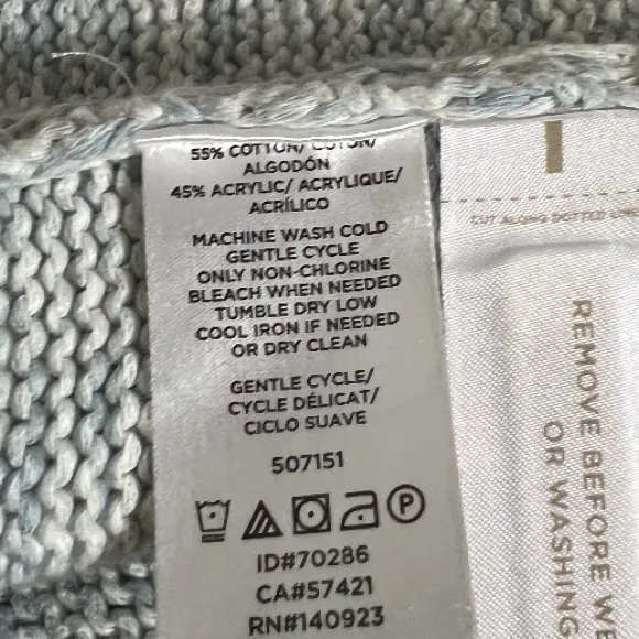 Loft Gray Knit Sleeveless Sweater / Top‎ Fall Classic size Small New without tags - Image 3