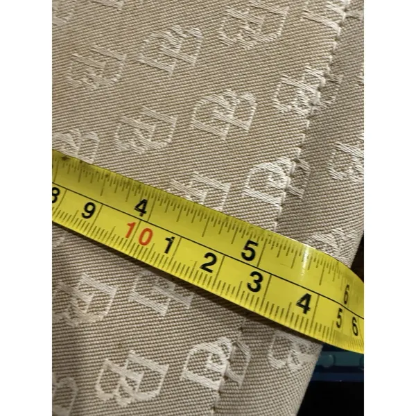 Dooney and Bourke Beige Canvas and Leather Signature Tassel Tote Handbag‎ - Image 10