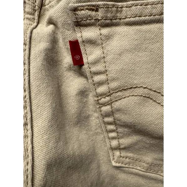 Levi's 550 Relaxed Boot Cut‎ Women Khaki Cotton Spandex Jeans Size 12 M - Image 14