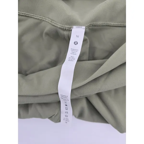 Lululemon Leggings Womens 16 Align High-Rise Pant 25 Sage Green Nulu EUC - Image 3