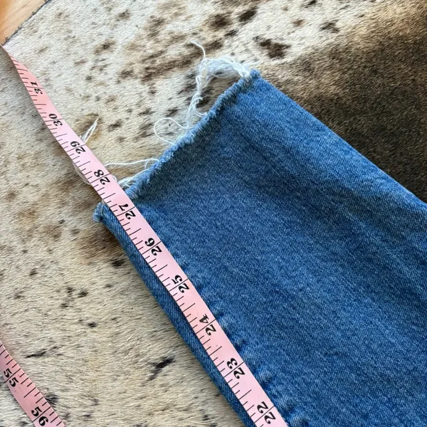 MOTHER High Waisted Looker Ankle Fray In Spice It‎ Up Size 29 - Image 12