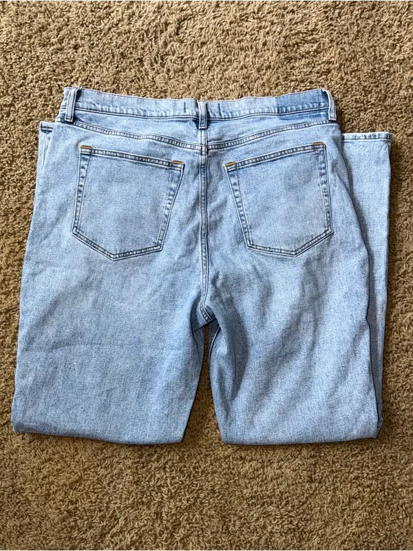 Women’s Abercrombie & Fitch 90’s Slim Straight Jeans Size 33/16 - Image 6