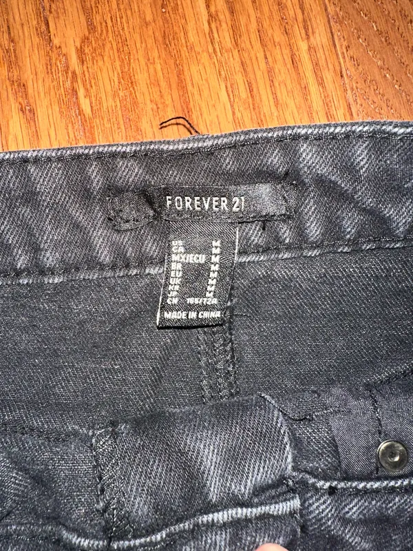 Black Forever 21 Jean Skirt Denim - Image 3