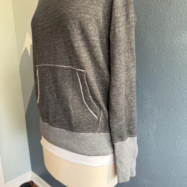 Abercrombie & Fitch Gray Cowl Neck Sweatshirt - Image 5