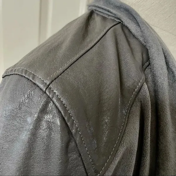 Anthro Blank NYC  grey draped velour jacket - Image 10