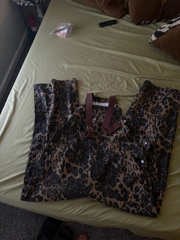 Leopard overalls Brown Size XL - Image 2
