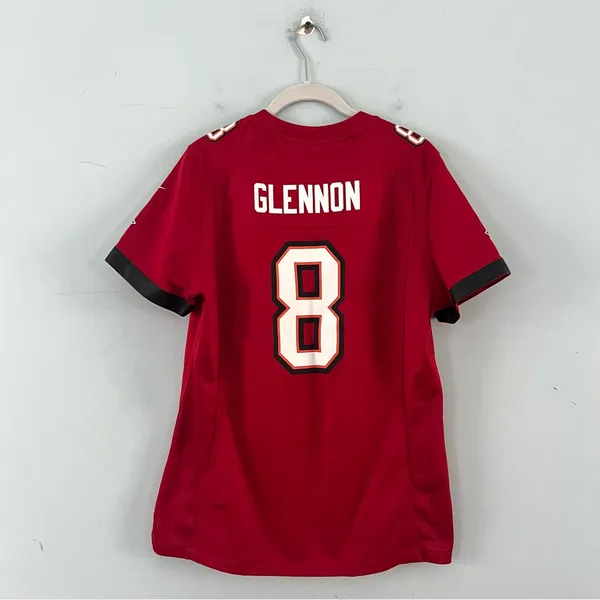 Tampa Bay Buccaneers Mike Glennon Nike On‎ Field Womens Red NFL Football Jersey - Image 2