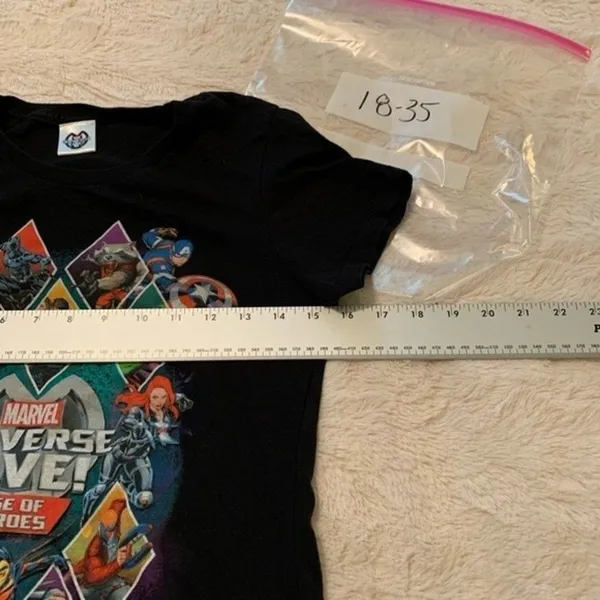 Marvel tshirt‎ Women Size Xs Xsmall shirt top T-shirt tee black juniors DIO-A - Image 2