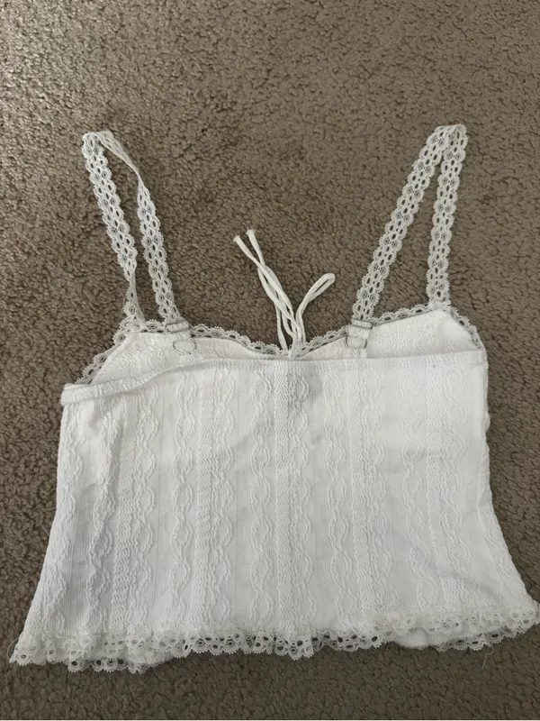 Edikted Lacey Knit Tank Top - Image 5