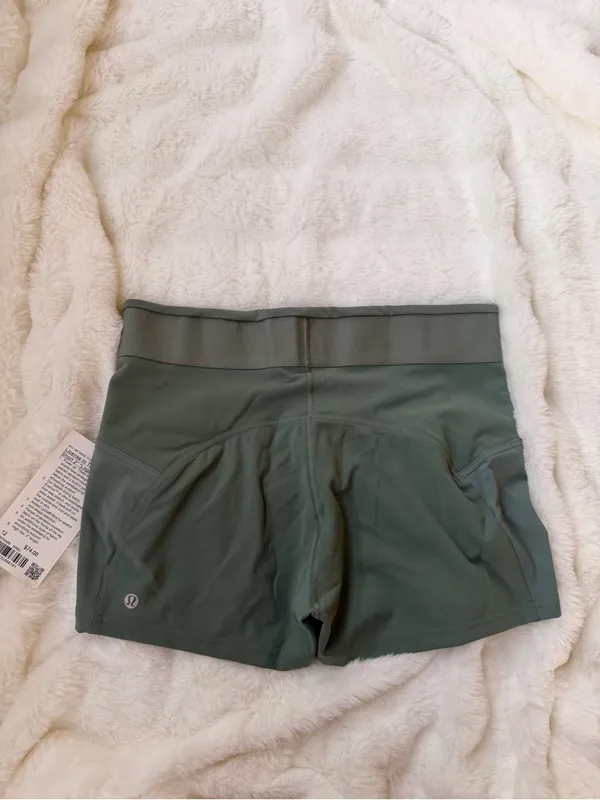 lululemon athletica Sage Green High-Rise Bike Shorts - Image 6