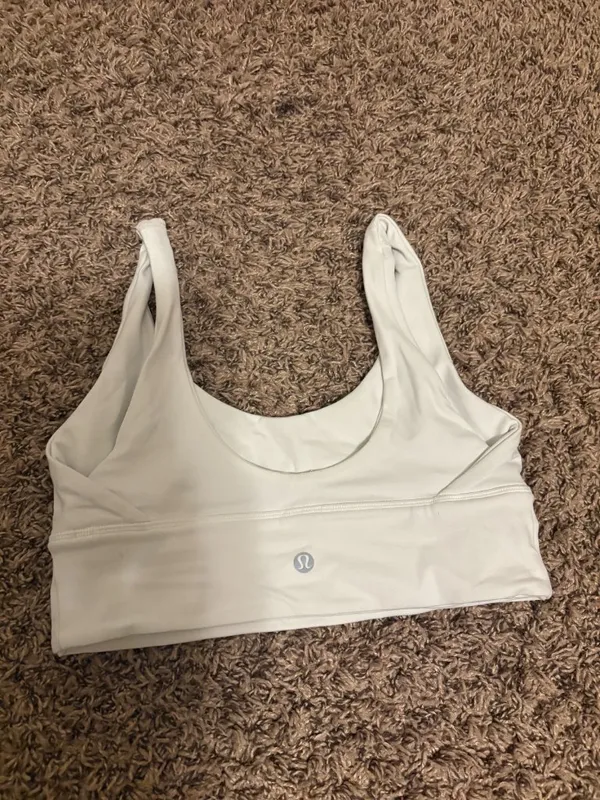 Lululemon Align Bra *Light Support A/B Cup 6 White Neutral No Pads Pull Over - Image 2