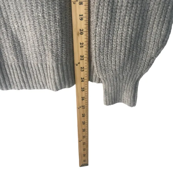 Rachel‎ Zoe Women's Size XS Classic Basic Grey Knit Sweater - Image 10