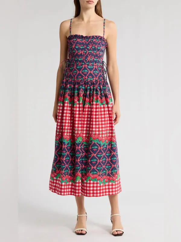 Damson Madder Kelia Midi Dress 4 - Image 9