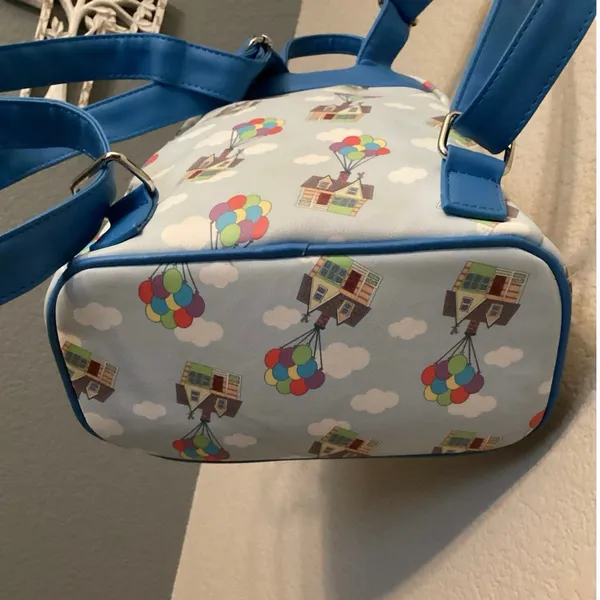 Loungefly Disney Pixar Up House Balloons Mini Backpack Soft Tag - Image 5