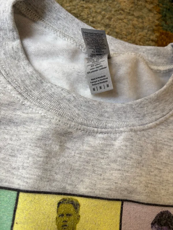 Cincinnati Bengals Joe Burrow Sweatshirt Gray Size M - Image 3