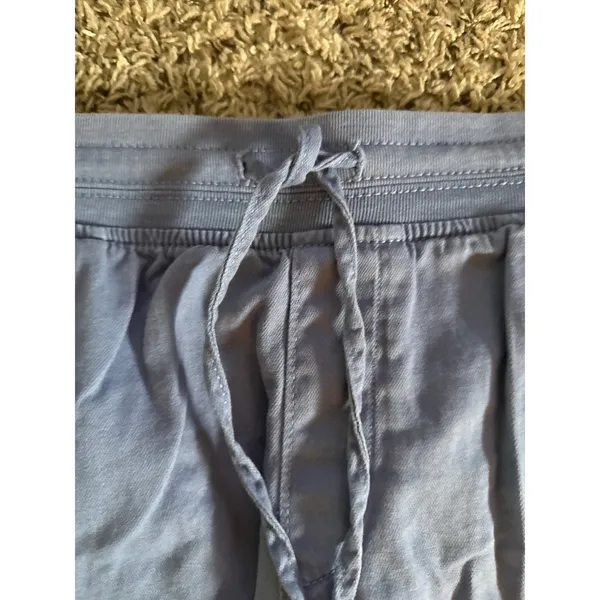 Orvis Women's Blue Shorts Drawstring with Pockets Cotton Lyocell Size‎ Large - Image 9