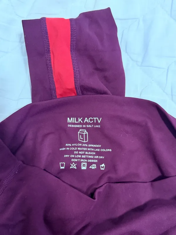 Milk Stain leggings Purple Size L - Image 5