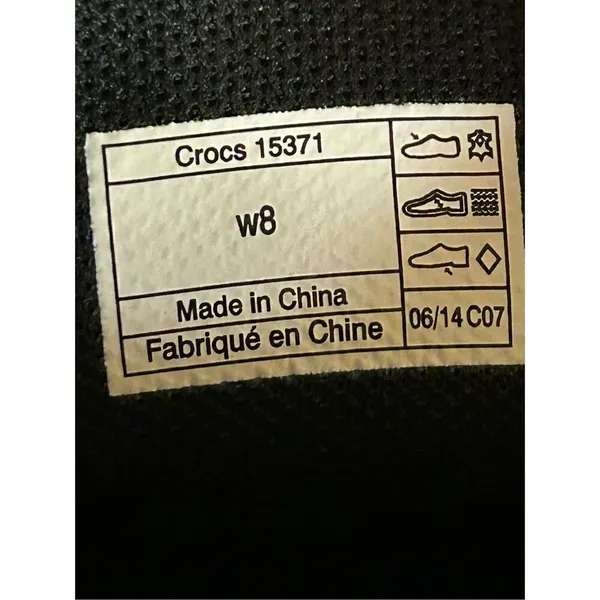 Crocs Golf Bradyn 2 Black White Active Sport Golf Shoes Women's Size US 6 - Image 9