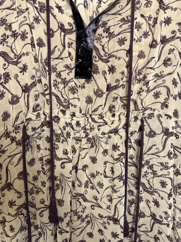 Mystree flower design dress cottagecore boho oversized dress fairy grunge - Image 5