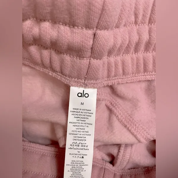 ALO Yoga NWOT Make Waves Sweatpants Sunset Pink Tonal Special Edition color M - Image 10