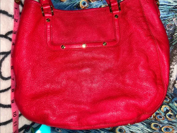Tory Burch Hot Pink Leather Satchel with Detachable Strap - Image 10