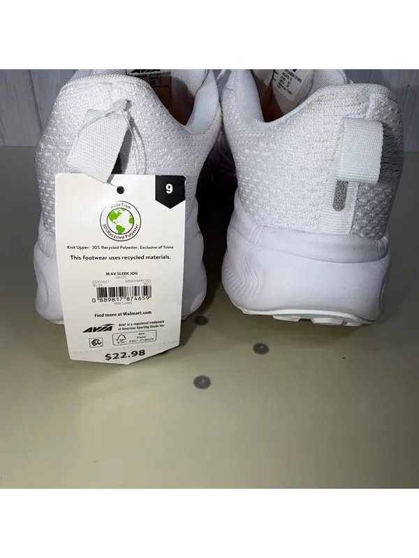 Avia MAV Sleek Jog White Running Shoes Women’s 9 NWT - Image 4