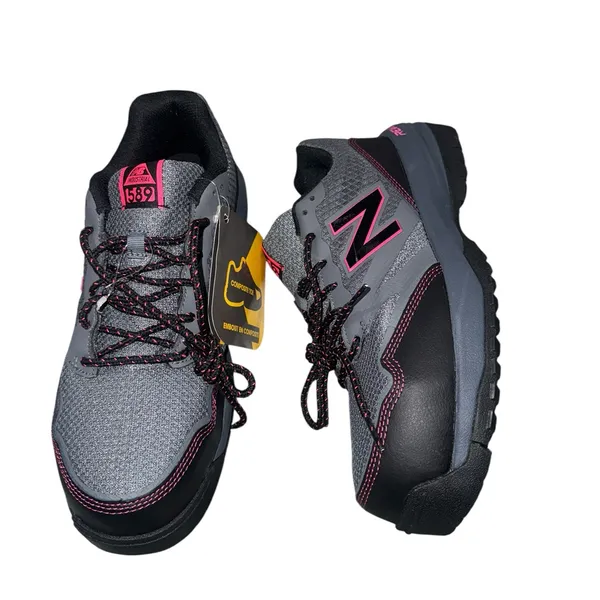NWT New Balance Women's 589 ESD Composite Toe Work Shoes Grey/Pink - Image 10