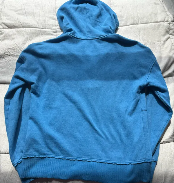 so blue quarter snap hooded top - Image 2
