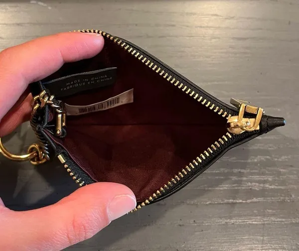 Marc Jacobs Black Coin Card Key Pouch Wallet - Image 11