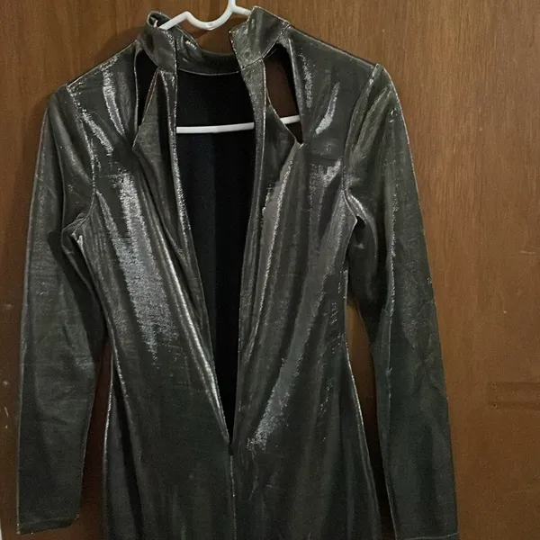 Revolve MISHA Tamika metallic mini dress - Image 10