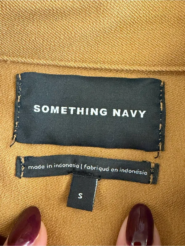 Something Navy Easy Oversize Trench - Image 4