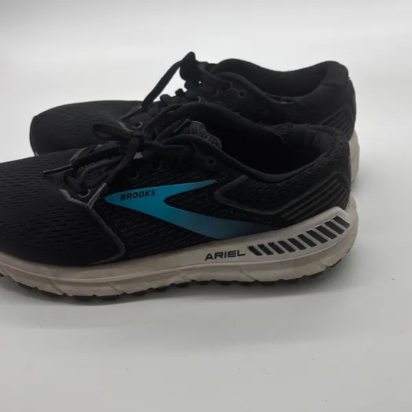 Brooks Ariel 20 Womens Running Shoes Black Teal Size 8.5 B - Image 3
