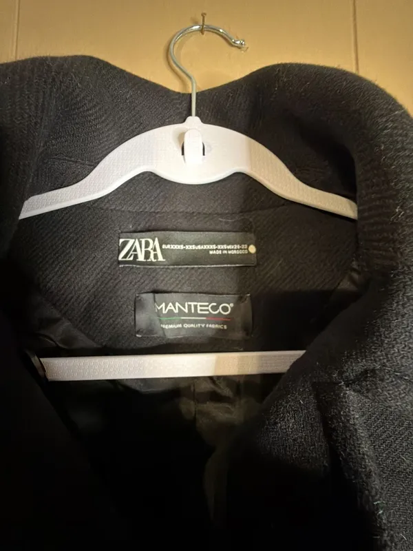 Zara x Manteco Oversized Wool Blend Coat - Image 2