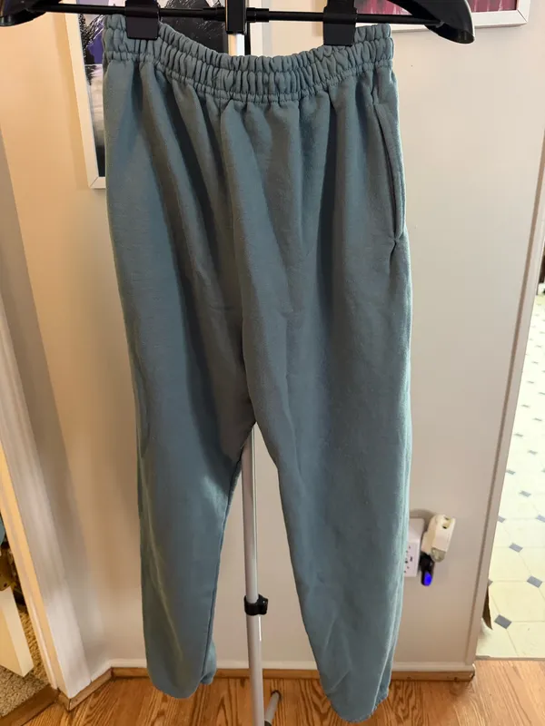 Athletic Works Men’s Cozy Soft Teal Jogger Set Size Small - Image 9