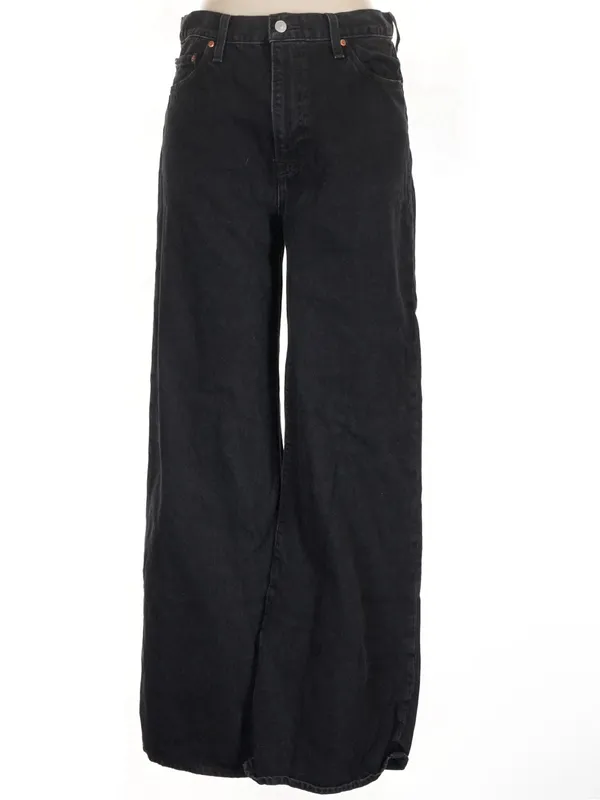 Levi’s Ribcage Wide Leg Black Size 32 Zipper Tall - Image 2