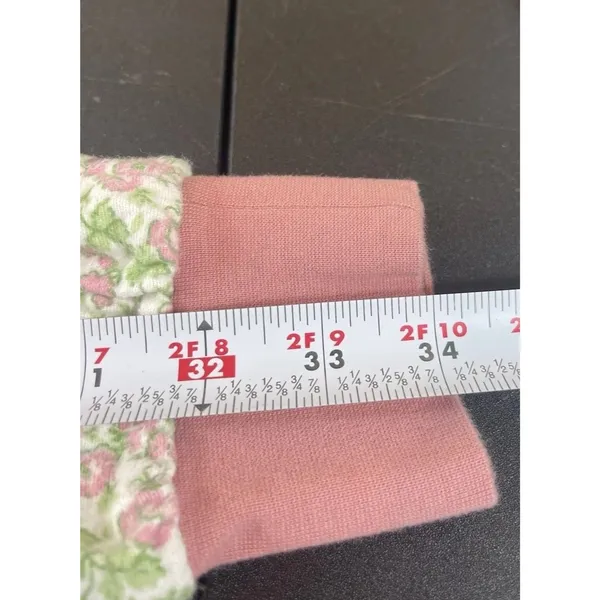 Vermont Country Store Floral Pajamas XS Pink Cotton Jogger Lounge Set Cottage - Image 11