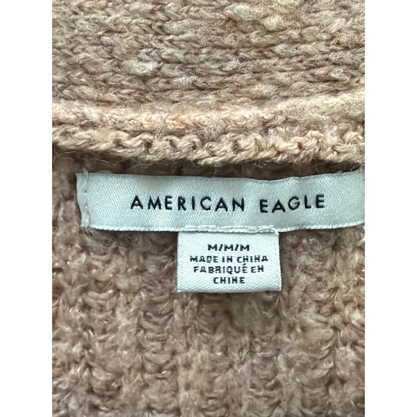 American Eagle Multi Color Striped Button Front Pocket Cardigan Sweater Size M - Image 5