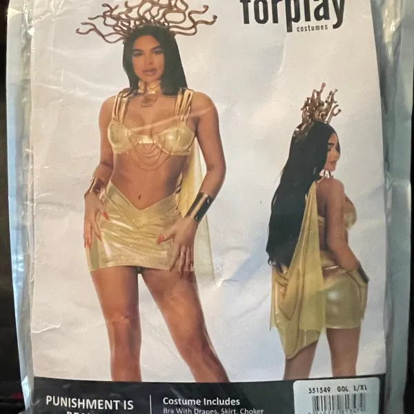 NEW Forplay Medusa Punishment is Beauty Costume Size Large XL - Image 5