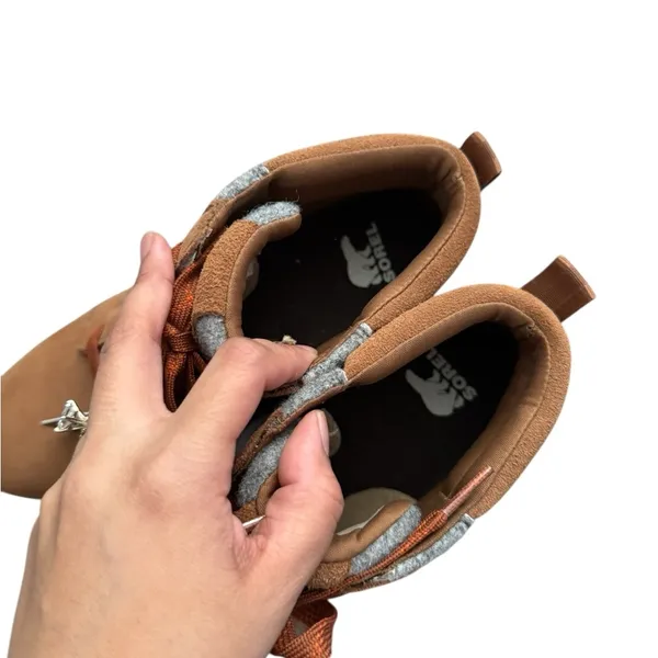 NWT SOREL Evie Lace Up Ankle Wedge Boots Booties - Image 10