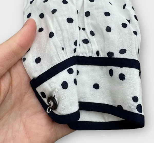 Maeve Anthropologie Polka Dot Blouse - Image 4